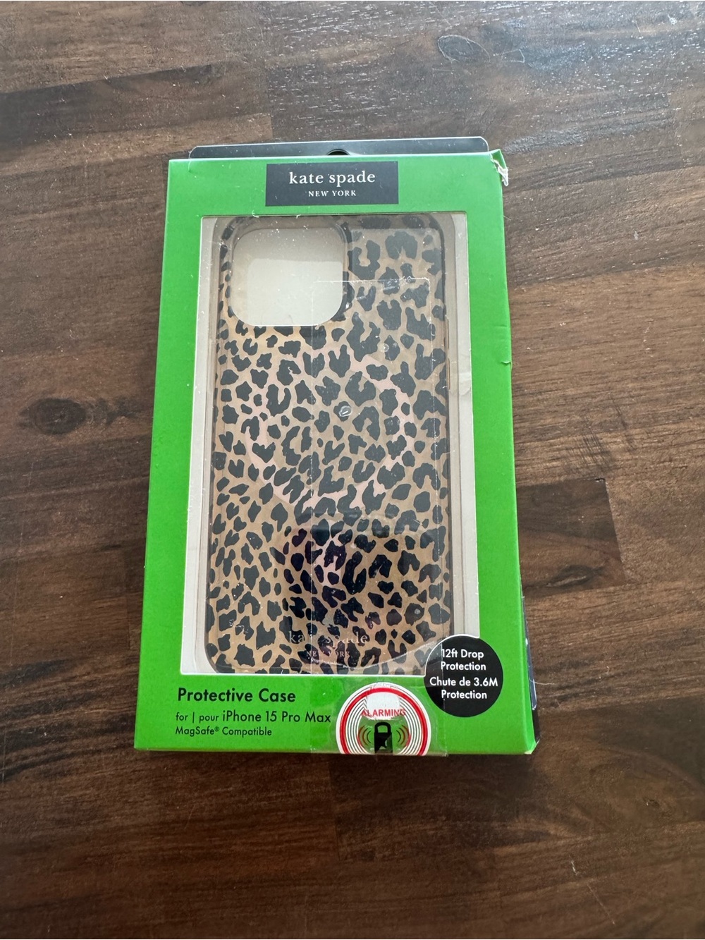 kate spade Leopard Print iPhone 15 Pro Max Case - Brown & Black